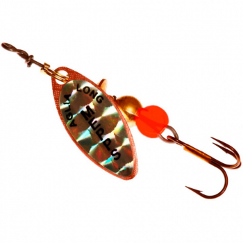 Блесна вращающаяся MEPPS Aglia Long Mini № 0 цв. Rainbow