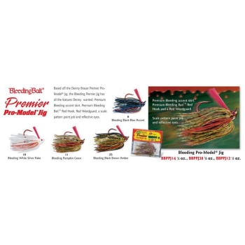 Бактейл STRIKE KING Bleeding Bait Premier Pro-Model Jig 7 г (1/4 oz) код цв. 11