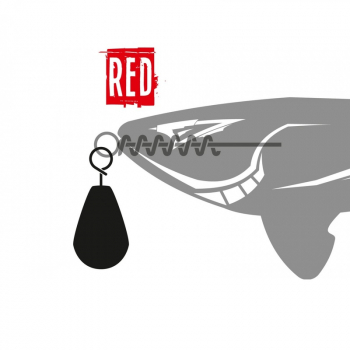 Грузило XBAITS X Sinker Red 15 г (3 шт.) в интернет магазине Rybaki.ru