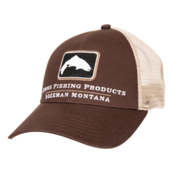 Кепка SIMMS Trout Icon Trucker цвет Mahogany
