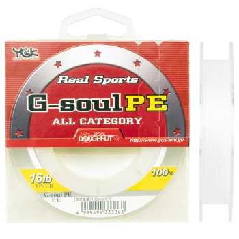 Плетенка YGK Real Sports G-Soul РЕ 100 м цв. Белый # 1,5 в интернет магазине Rybaki.ru