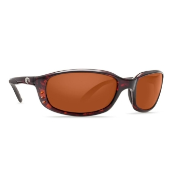 Очки поляризационные COSTA DEL MAR Brine 580P р. L цв. Tortoise цв. ст. Copper в интернет магазине Rybaki.ru