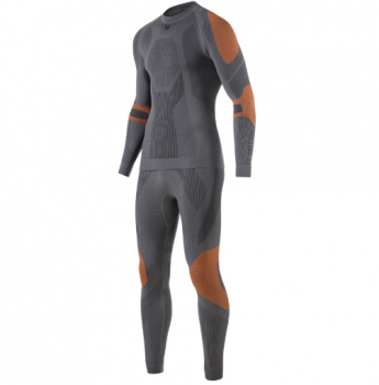 Комплект термобелья V-MOTION Alpinesports мужской цвет Серо-оранжевый в интернет магазине Rybaki.ru