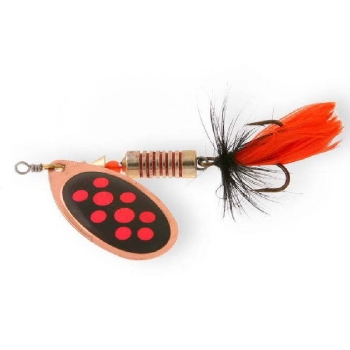 Блесна вращающаяся NORSTREAM Aero Fly № 1 3,5 г цв. black killer copper red dots в интернет магазине Rybaki.ru