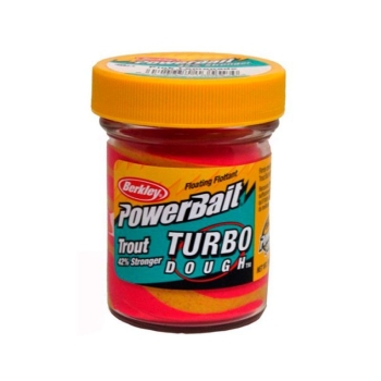 Паста форелевая BERKLEY PowerBait Turbo Dough цв. розовый лимонад в интернет магазине Rybaki.ru