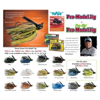 Бактейл STRIKE KING Pro-Model Jig 10,5 г (3/8 oz) цв. black в интернет магазине Rybaki.ru