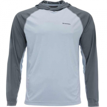 Термокофта SIMMS Bugstopper Solarflex Hoody цвет steel blue в интернет магазине Rybaki.ru