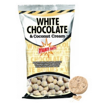 Бойл тонущий DYNAMITE BAITS 15 мм White Chocolate & Coconut Cream 1 кг в интернет магазине Rybaki.ru