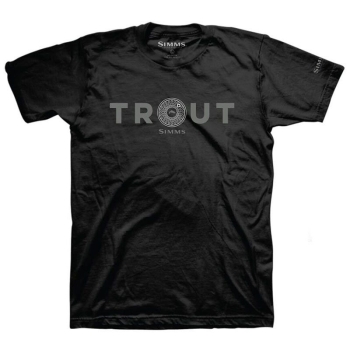 Футболка SIMMS Reel Trout T-Shirt цвет Black