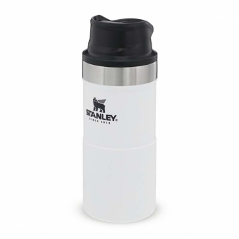 Термокружка STANLEY Classic Trigger Action 0,35 л One hand 2.0 (тепло 5 ч, холод 8 ч) цв. Белый