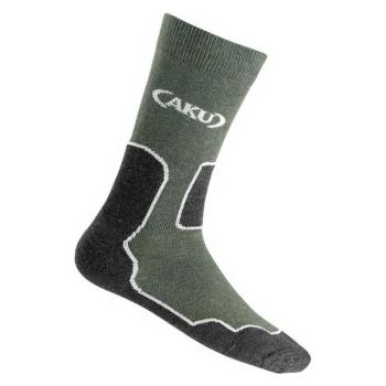 Носки AKU Backpacking Low цвет Green / Melange в интернет магазине Rybaki.ru