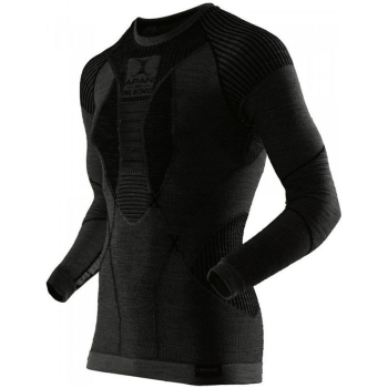 Термокофта X-BIONIC Apani Merino By Man Uw Shirt Long Sl R цвет черный