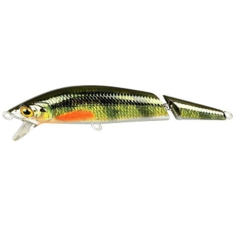Воблер SPRO Ikiru Jointed 110F цв. Chrome Green Perch