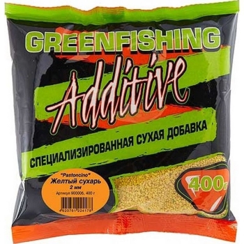 Добавка GREEN FISHING Pastoncino Сухарь Желтый 0,4 кг в интернет магазине Rybaki.ru