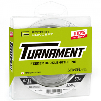 Леска FEEDER CONCEPT Turnament цв. прозрачный 50 м 0,08 мм в интернет магазине Rybaki.ru
