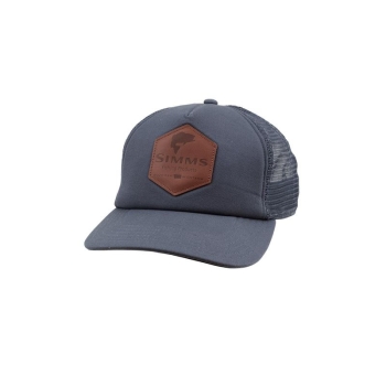 Кепка SIMMS Leather Patch Trucker цвет Anvil