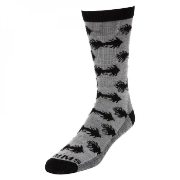 Носки SIMMS Daily Sock цвет Woolly Bugger Steel