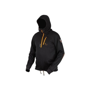 Толстовка SAVAGE GEAR Simply Savage Hoodie Pullover цвет черный в интернет магазине Rybaki.ru