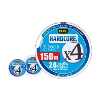 Плетенка DUEL PE Hardcore X4 300 м 5Color #4.0 в интернет магазине Rybaki.ru