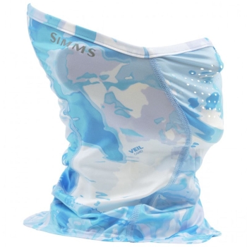 Бандана SIMMS Sungaiter цвет Cloud Camo Blue