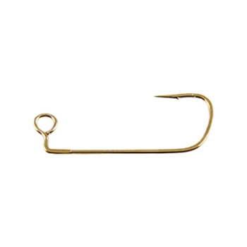 Крючок одинарный VANFOOK AJ-21G Gold № 2 (10 шт.) в интернет магазине Rybaki.ru