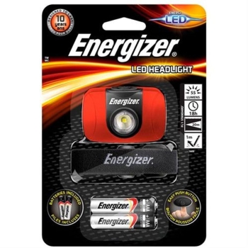 Фонарь налобный ENERGIZER LED Headlight 2AAA (E300370901) цвет черный в интернет магазине Rybaki.ru