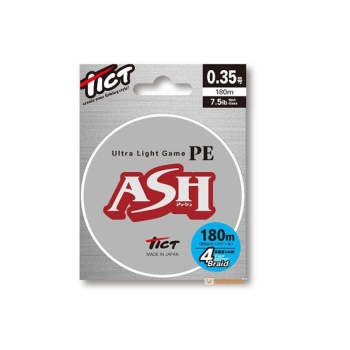 Плетенка TICT PE Ash 180 м #0,35 (7,5 lb) в интернет магазине Rybaki.ru