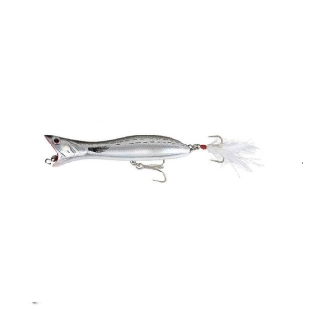 Воблер SAVAGE GEAR Panic Popper F 10,5 см цв. 01-Dirty Silver Mullet в интернет магазине Rybaki.ru