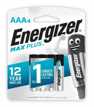 Батарейка ENERGIZER MAX Plus Alk AAA FSB4 (4 шт.)