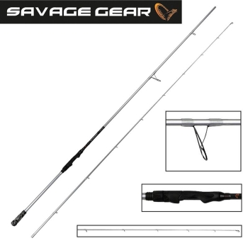 Удилище спиннинговое SAVAGE GEAR Salt CCS 7'6" 228 см тест 20 - 60 г
