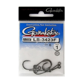 Крючок одинарный GAMAKATSU LS-3423F N/L № 10 (8 шт.) в интернет магазине Rybaki.ru