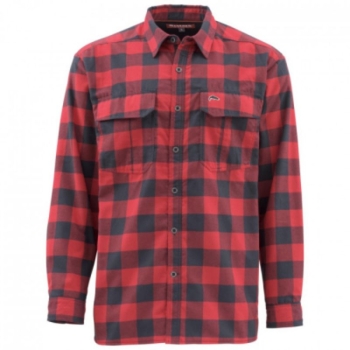 Рубашка SIMMS Coldweather LS Shirt цвет Red Buffalo Plaid