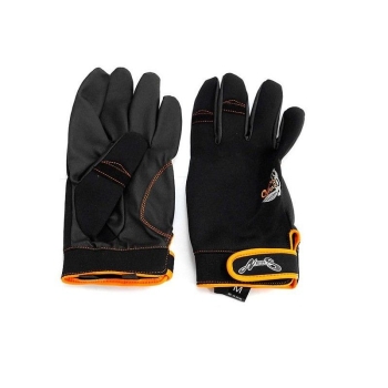 Перчатки NORIES Casting Glove NS-02 цвет Черный / оранжевый в интернет магазине Rybaki.ru