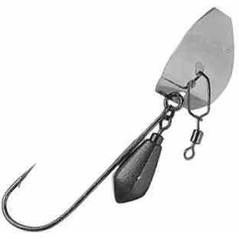 Крючок офсетный с оснасткой DECOY ZF-2S Zero-Dan Flash Straight № 1/0 7 г