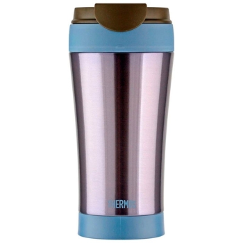 Термокружка THERMOS JND MSB (тепло 6 ч/ холод 12 ч) синий металлик 0,4 л