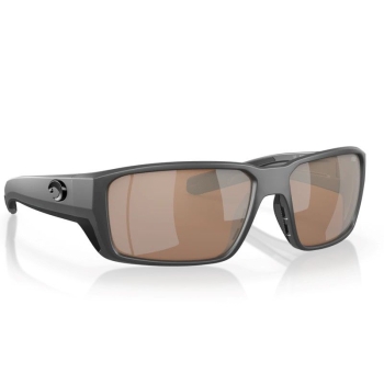 Очки поляризационные COSTA DEL MAR Fantail Pro 580G р. L цв. Matte Gray цв. ст. Cooper Silver Mirrow в интернет магазине Rybaki.ru