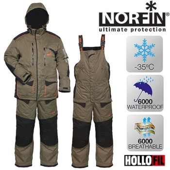Костюм NORFIN Discovery цвет хаки/ черный в интернет магазине Rybaki.ru