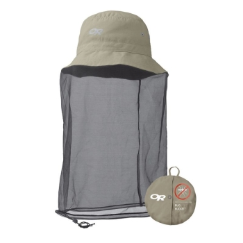 Панама-накомарник OUTDOOR RESEARCH Bug Bucket цвет Evergreen в интернет магазине Rybaki.ru