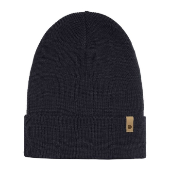 Шапка FJALLRAVEN Classic Knit Hat цв. 555 Dark Navy