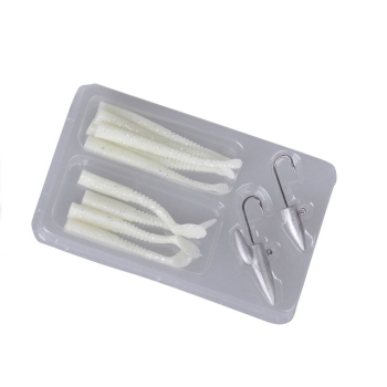 Приманка SAVAGE GEAR LRF Micro Sandeel Kit (1+1.5+5) (12 шт.) цв. Glow