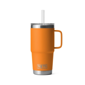 Термокружка YETI Rambler Straw Mug 710 (25 oz) цв. King Crab Orange в интернет магазине Rybaki.ru