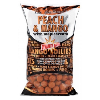 Бойл тонущий DYNAMITE BAITS 20 мм Peach & Mango 1 кг в интернет магазине Rybaki.ru