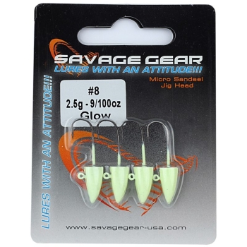 Джиг-Головка SAVAGE GEAR Sandeel Micro Jig Head № 2 7 г (4 шт.)