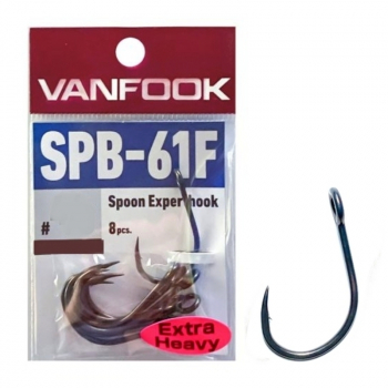 Крючок одинарный VANFOOK SPB-61F № 3/0 (8 шт.) в интернет магазине Rybaki.ru