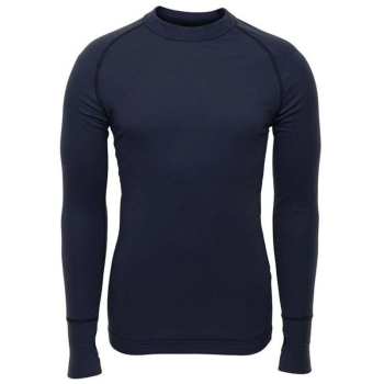 Термокофта BRYNJE Arctic Shirt w/thumbfingergrip цвет Navy в интернет магазине Rybaki.ru