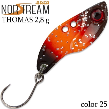 Блесна колеблющаяся NORSTREAM THOMAS 2,8 г код цв. 25 в интернет магазине Rybaki.ru