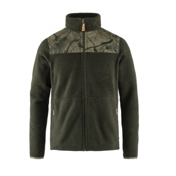 Жакет FJALLRAVEN Lappland Fleece M цвет Laurel Green-Green Camo