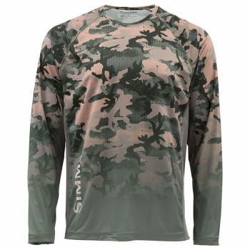 Термокофта SIMMS Challenger Solar Tech Jersey цвет Hex Flo Camo Carbon