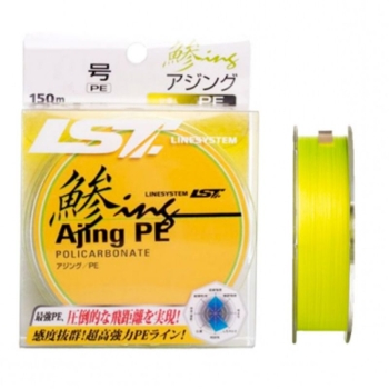Плетенка LINE SYSTEM Ajing PE цв. Желтый 150 м #0.3 в интернет магазине Rybaki.ru