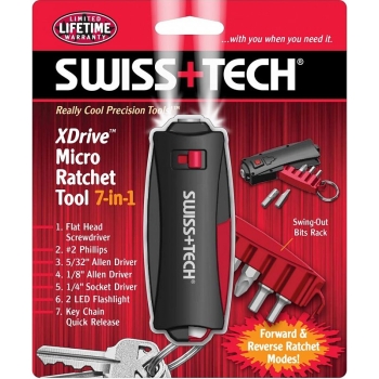 Мультитул SWISS TECH XDrive Micro Rachet 7-in-1 в интернет магазине Rybaki.ru